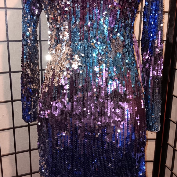Ladies sequined dress size S - Picture 4 of 11